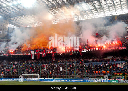 Fans soak up the atmosphere at the san siro hi-res stock photography and  images - Alamy