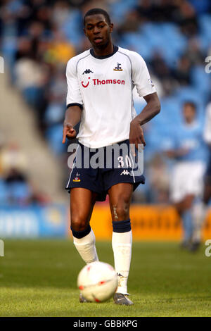 Soccer - AXA FA Cup - Fourth Round - Manchester City v Tottenham Hotspur. Anthony Gardner, Tottenham Hotspur Stock Photo