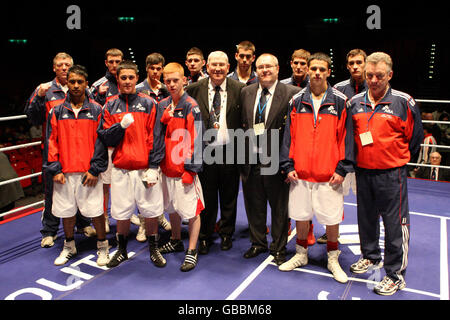 Boxing - ABA Boxing International - England v Germany - National Indoor Arena Stock Photo