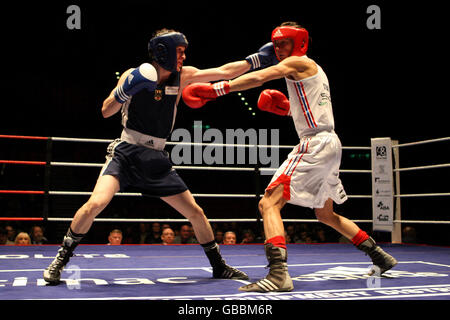 Boxing - ABA Boxing International - England v Germany - National Indoor Arena Stock Photo