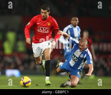 Soccer - Barclays Premier League - Manchester United v Wigan Athletic - Old Trafford Stock Photo