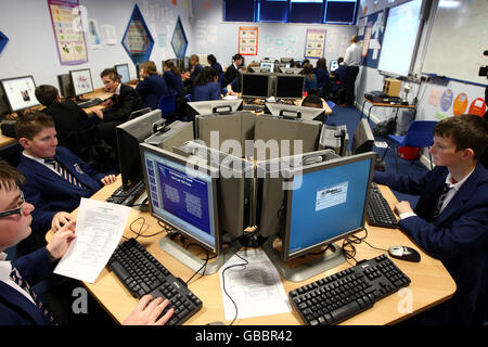 England school league tables Stock Photo