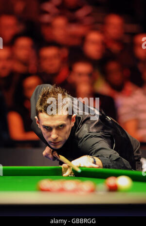 Mark Selby during The Masters Final at Wembley Arena, London. Stock Photo