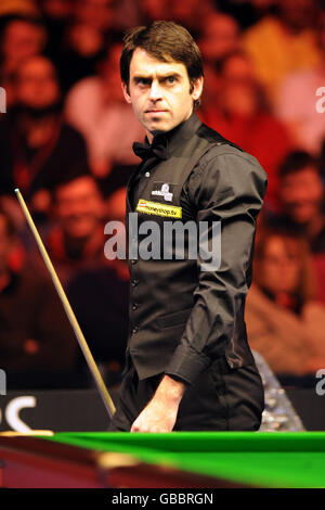 Ronnie O'Sullivan during The Masters Final at Wembley Arena, London. Stock Photo