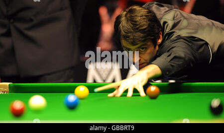 Ronnie O'Sullivan during The Masters Final at Wembley Arena, London. Stock Photo