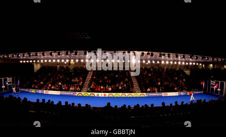 A general view of Potters Leisure Resort, venue for the World Indoor Bowls Stock Photo