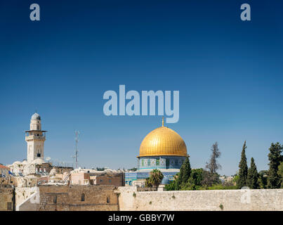 al aqsa famous mosque landmark in old town of jesuralem israel Stock Photo