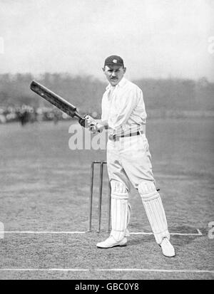 Arthur Shrewsbury was an English cricketer who was considered as being on a par with W. G. Grace for the accolade of being the best batsman of the 1880s Stock Photo