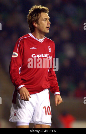 Soccer - Nationwide League Division One - Wimbledon v Nottingham Forest. Gareth Taylor, Nottingham Forest Stock Photo