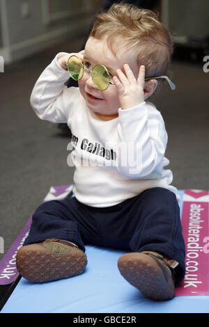 Christian O'Connell hosts toddler race on Absolute Radio Stock Photo