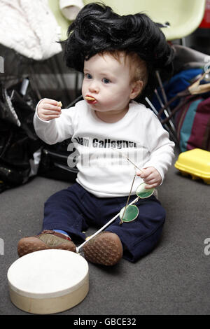 Christian O'Connell hosts toddler race on Absolute Radio Stock Photo