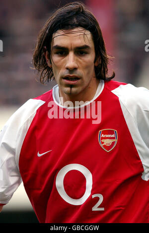 Soccer - AXA FA Cup - Fifth Round - Arsenal v Chelsea. Robert Pires, Arsenal Stock Photo