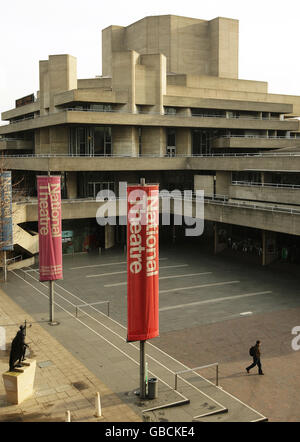 Theatres - National Theatre - London. General view of the National Theatre, on London's Southbank. Stock Photo