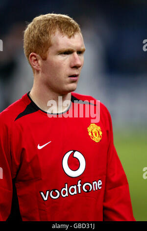 PAUL SCHOLES MANCHESTER UNITED FC OLD TRAFFORD MANCHESTER ENGLAND 12 ...