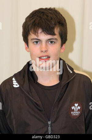 Cricket - Media Open Evening - Pemberton Greenish Surrey Academy. Dominic Sibley, Surrey Academy Stock Photo