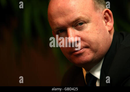 Ireland coach Declan Kidney during the RBS Six Nations Media Launch at The Hurlingham Club, London. Stock Photo