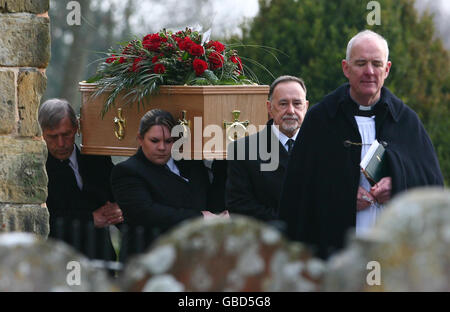 Rob Gauntlett funeral Stock Photo