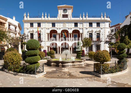 Baroque town hall at Priégo de Córdoba, Andalusia, Spain Stock Photo