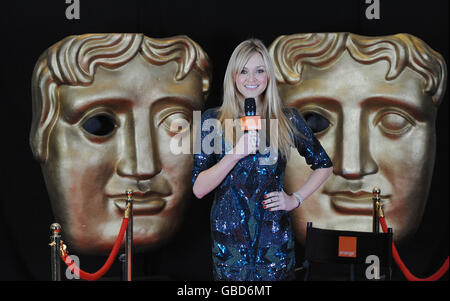 Fearne Cotton is unveiled as the host of the Orange Red Carpet programme at this years BAFTA Awards, at Bafta in central London. Stock Photo