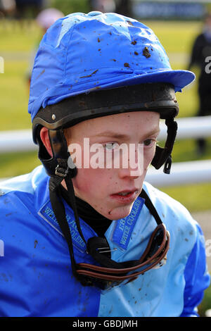 Horse Racing - Sky Bet Chase Meeting - Day One - Doncaster Racecourse. Harry Haynes, jockey Stock Photo