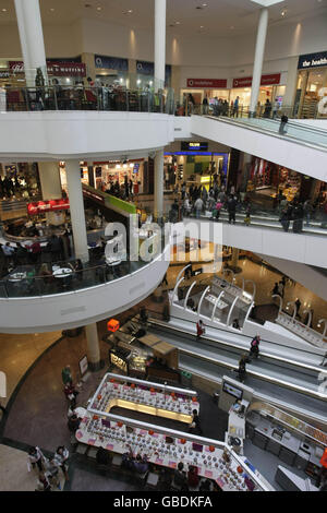 A general view of Dundrum shopping centre in South Dublin Stock Photo ...