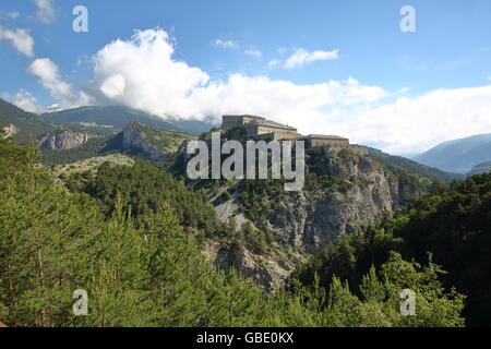 Victor-Emmanuel fort, Barrière de l'Esseillon, Aussois, Haute Maurienne, Northern Alps, Savoie, France Stock Photo