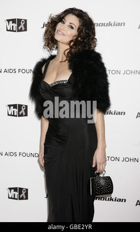 Gina Gershon arriving for the 17th annual Sir Elton John AIDS Foundation Oscar Party held at the Pacific Design Center in West Hollywood, California, USA. Stock Photo