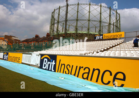 General View of a stand at the Brit Oval, home of Surrey CCC Stock Photo