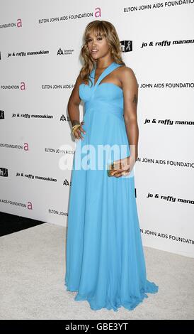 Eve arriving for the 17th annual Elton John AIDS Foundation Party to celebrate the 81st Academy Awards at the Pacific Design Center in Los Angeles. Stock Photo