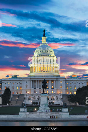 The Capitol building in Washington DC Stock Photo