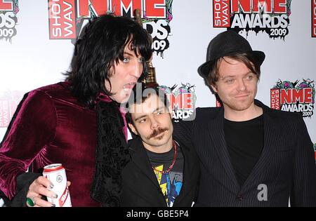 Shockwaves NME Awards 2009 - Press Room - London Stock Photo