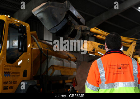 Winter weather Stock Photo