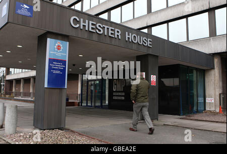 A general view of Greater Manchester Police HQ, Chester House. Stock Photo