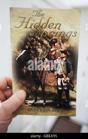 The front cover of the 'Hidden Springs', a book written by Aplyn Wynn-Jones, 80, who died after walking home from Musgrove Park Hospital, in Taunton. Stock Photo