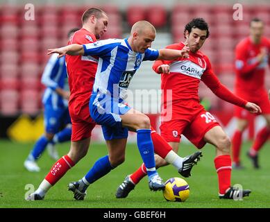 Soccer - Barclays Premier League - Middlesbrough v Wigan Athletic - Riverside Stadium Stock Photo