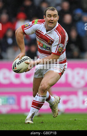 Rugby League - Engage Super League - Wigan Warriors v Wakefield Wildcats - JJB Stadium Stock Photo