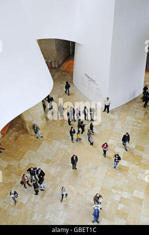 Guggenheim Museum, Bilbao, province of Biscay, Pais Vasco, Basque country, Spain Stock Photo