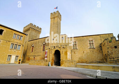 Chateau de l'Emperi, castle, military museum, Salon de Provence, Provence, Cote d'Azur, Southern France, France Stock Photo