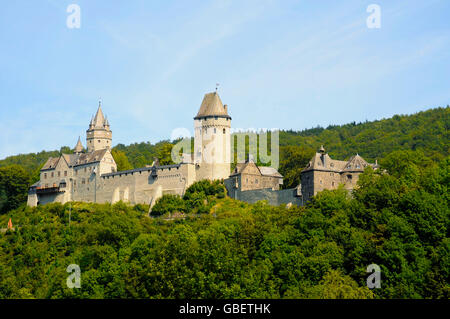 Castle, museum, Altena, Sauerland region, North Rhine-Westphalia, Germany / Burg Altena Stock Photo