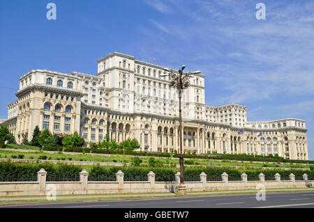 Palace of the Parliament, Bucharest, Romania Stock Photo