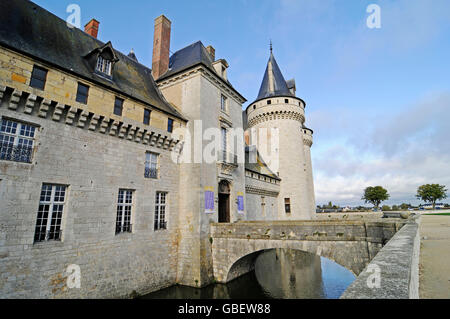 Castle Sully-sur-Loire, Museum, Sully-sur-Loire, Loire, Centre, France / Chateaux of the Loire Valley Stock Photo