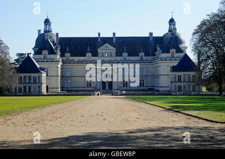 Castle Serrant, Saint-Georges-sur-Loire, Angers, Maine-et-Loire, Pays de la Loire, France / Chateau de Serrant Stock Photo