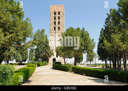 San Nicolas tower, Torre Mudejar, Moorish tower, Coca, province Segovia, Castile-Leon, Spain Stock Photo