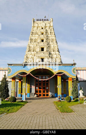 Sri Kamadchi Ampal, Hindu Temple, Hamm, North Rhine-Westphalia, Germany Stock Photo