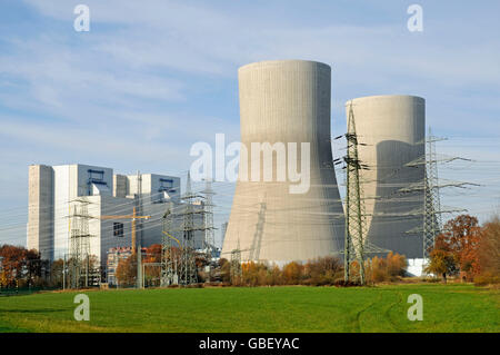 RWE hard coal-fired power station, Hamm-Uentrop, North Rhine-Westphalia, Germany Stock Photo