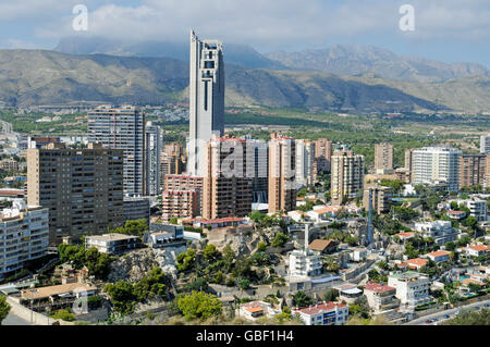 Gran Hotel Bali, the tallest hotel in Europe, high-rise buildings, Benidorm, Province of Alicante, Spain, Europe Stock Photo