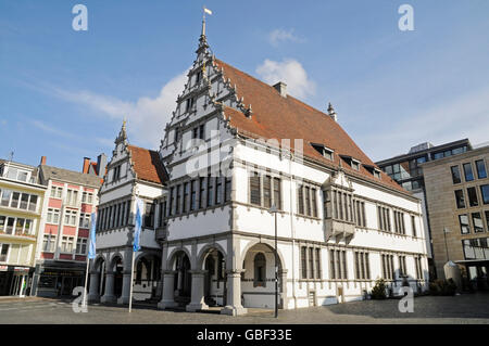 city hall, Paderborn, Ostwestfalen-Lippe, North Rhine-Westphalia, Germany Stock Photo