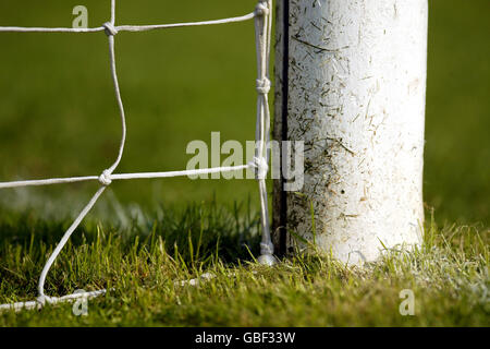 Soccer - Nationwide League Division Three - Carlisle United v Cheltenham Town. The foot of the goal Stock Photo
