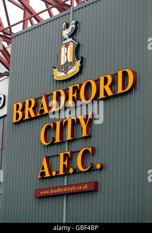 Soccer - Football League - Bradford City - Coral Windows Stadium. Coral Windows stadium, home of Bradford City Football Club Stock Photo