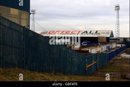 Soccer - Football League - Oldham Athletic - Boundary Park. Boundary Park, home of Oldham Athletic Football Club Stock Photo